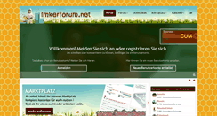 Desktop Screenshot of imkerforum.net